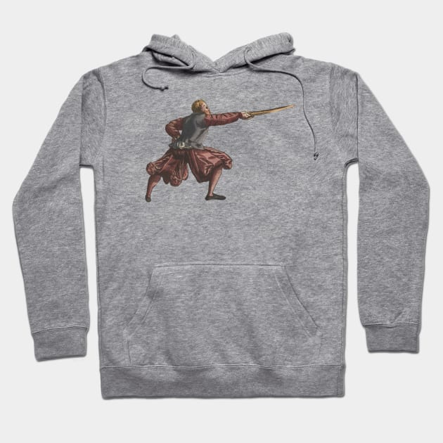 The Swordsman's Challenge - HEMA Inspired Hoodie by CasualCarapace